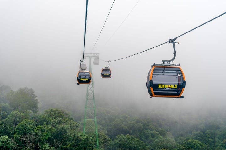 Ride the Cable Car to Ba Na Hills & the Golden Bridge